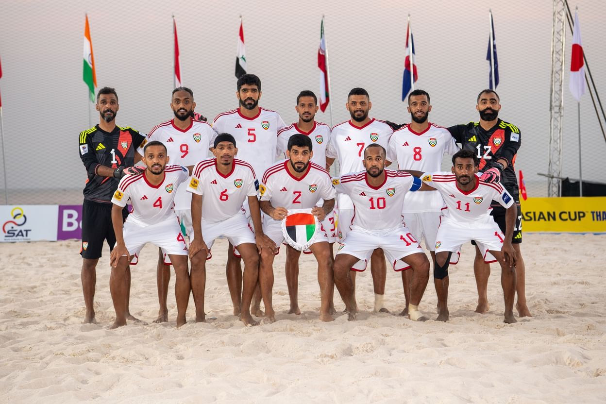 الامارات | منتخب الإمارات للكرة الشاطئية يهزم أفغانستان في كأس آسيا