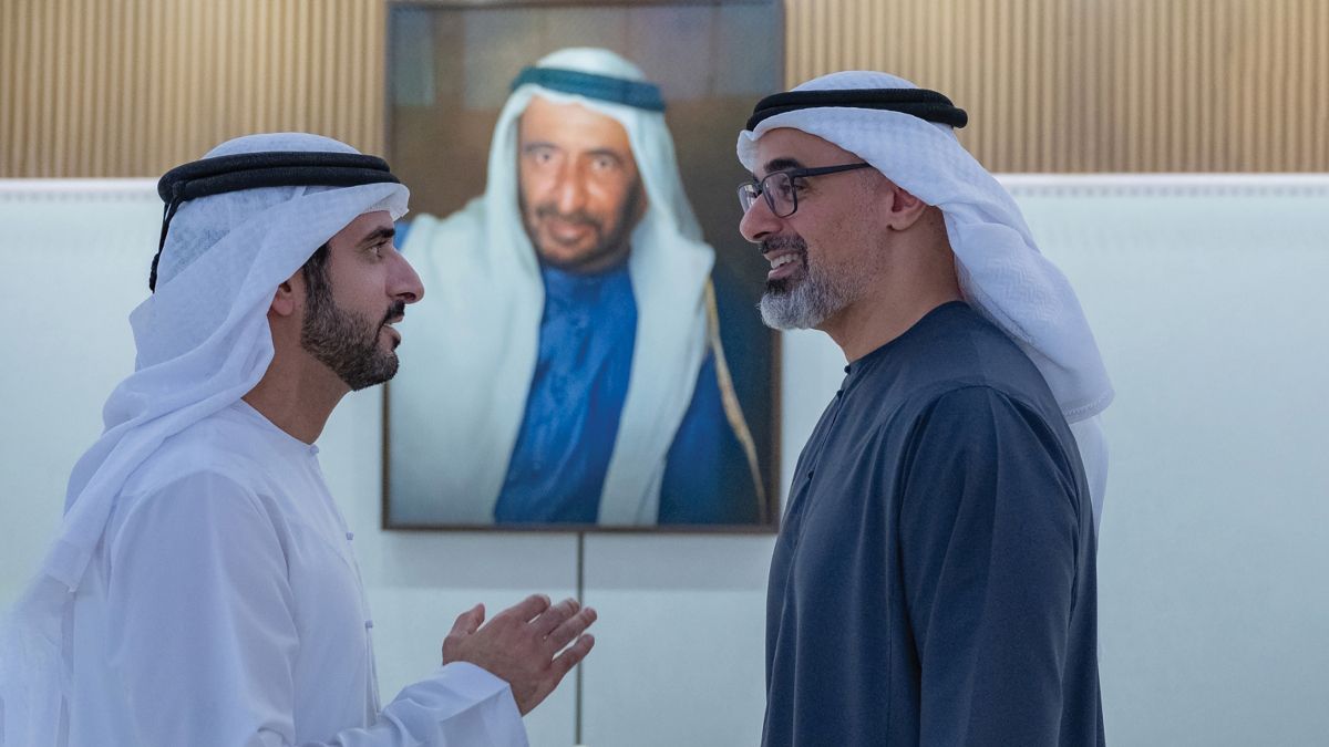 الامارات | ولي عهد أبوظبي يلتقي ولي عهد دبي على مأدبة إفطار  باستراحة ند الشبا في دبي