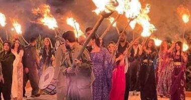 أكراد سوريا يحتفلون بأول عيد لـ"النوروز" بدون بشار الأسد.. صور