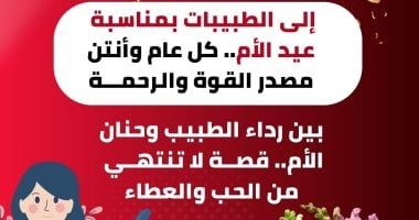 نقابة الأطباء تهنئ الطبيبات بعيد الأم: كل عام وأنتن مصدر القوة والرحمة