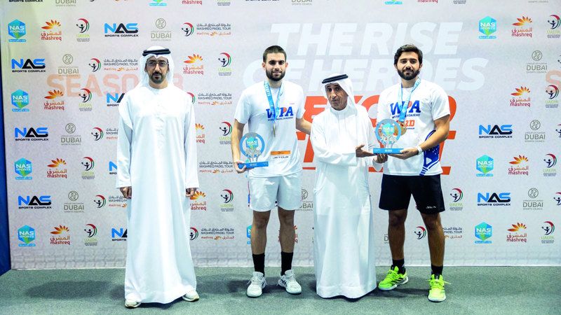 الامارات | سعيد بن مكتوم يتوّج أبطال «البادل المحلية»