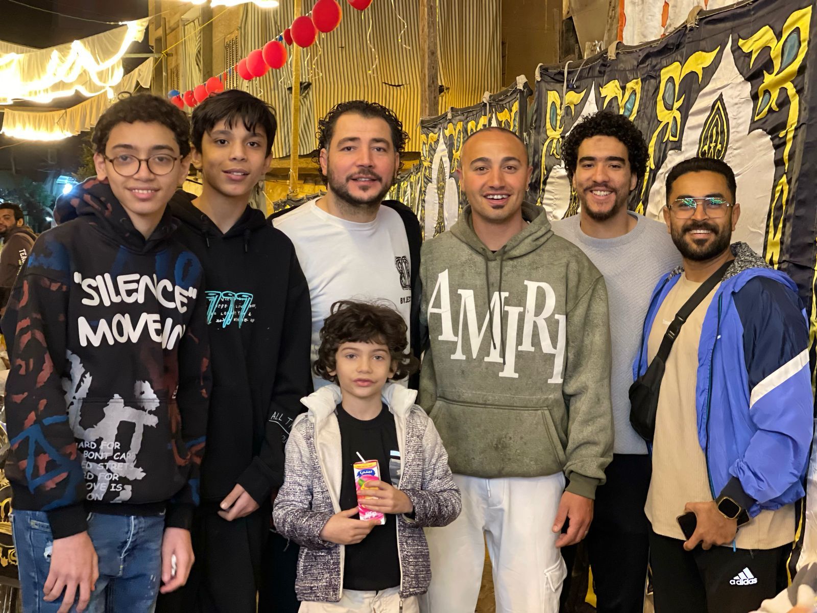 الوراق بتفرح.. أهالى بحر البلد يجتمعون على سفرة إفطار واحدة