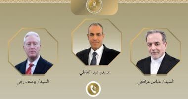 عبد العاطي يؤكد لنظيريه اللبناني والإيراني ضرورة تمكين جيش لبنان من تنفيذ القرار 1701