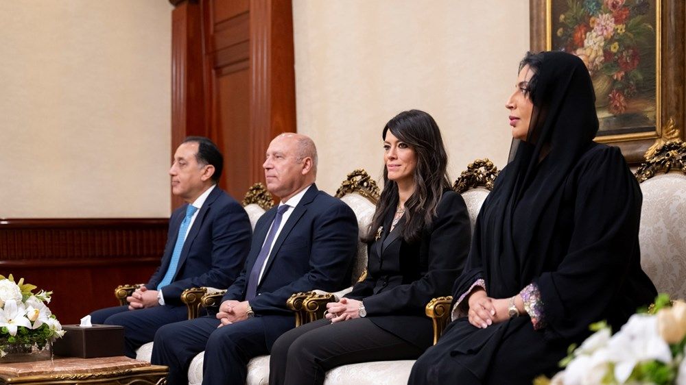 رئيس الدولة والرئيس المصري يبحثان تعزيز العلاقات الأخوية