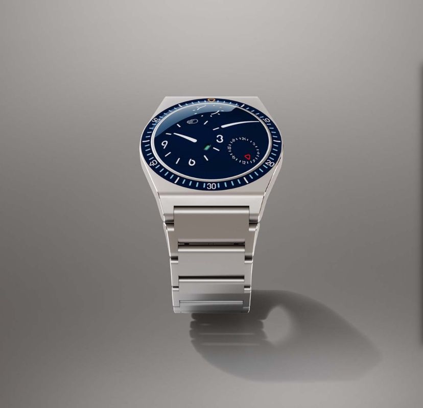 تكنولوجيا: ساعة Ressence Type 7: أول إصدار بتوقيت GMT بتصميم مملوء بالزيت وهيكل من التيتانيوم