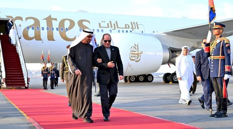 السيسي: "التشاور الأمين" مع محمد بن زايد لا ينقطع