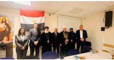 أسقف السويد للكنيسة الأرثوذكسية ينظم مائدة إفطار بحضور السفير المصرى