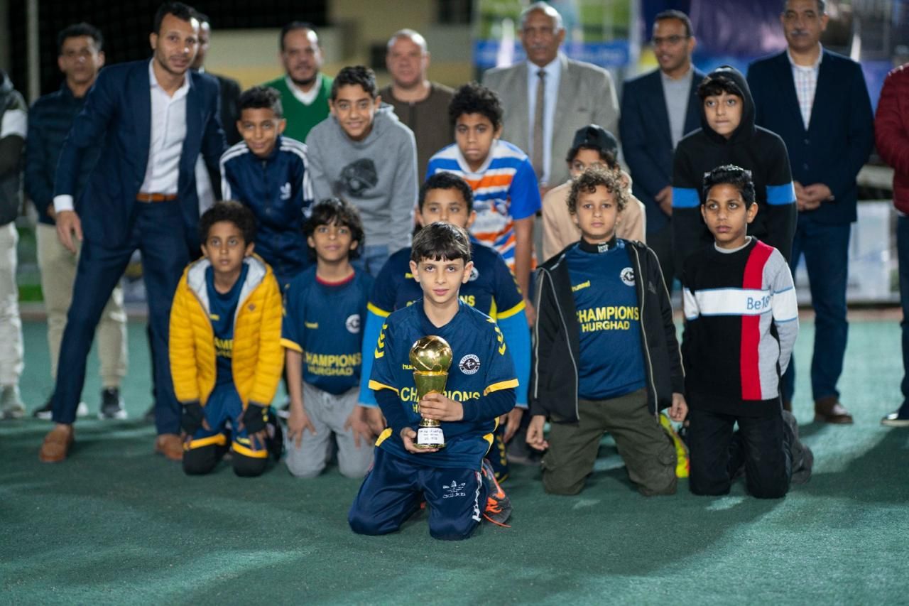 حفل ختام دوري أبطال الغردقة للعام 2025 بحضور رئيس المدينة وعدد من القيادات