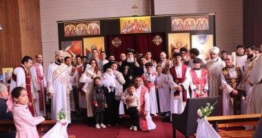 الأقباط الأرثوذكس يحتفلون بافتتاح الصلاة فى كنيسة العذراء شمال بلجيكا.. صور