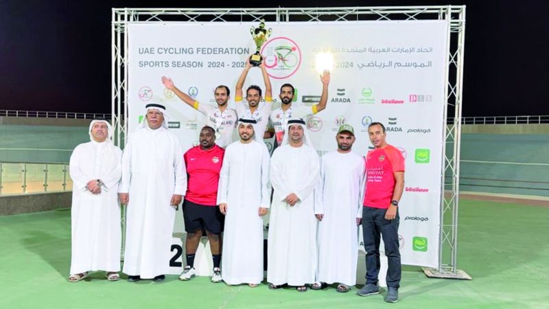 الامارات | شباب الأهلي يسيطر على سباق الأومنيوم في بطولة المضمار