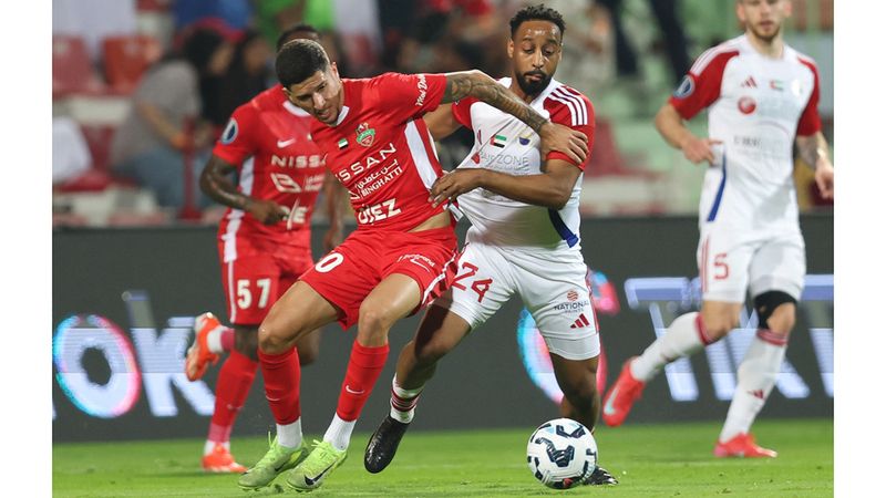 الامارات | شباب الأهلي يضرب موعداً مع الجزيرة في نهائي «المحترفين»