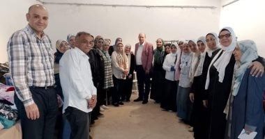 كلية الفنون التطبيقية بجامعة حلوان تنظم معرضًا خيريًا