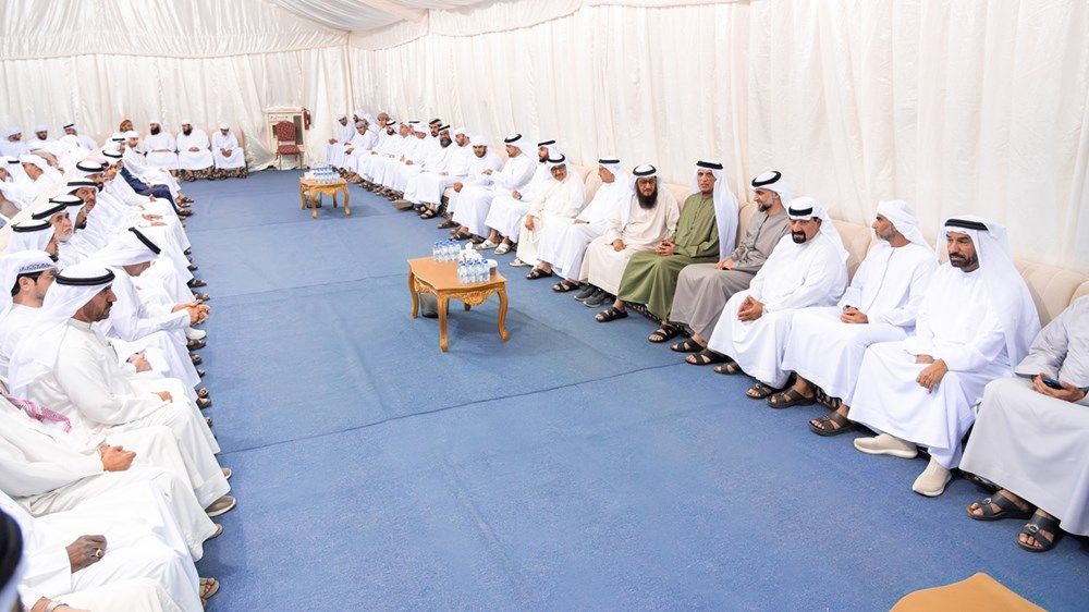 سعود بن صقر يعزي في وفاة محمد سعيد المالكي