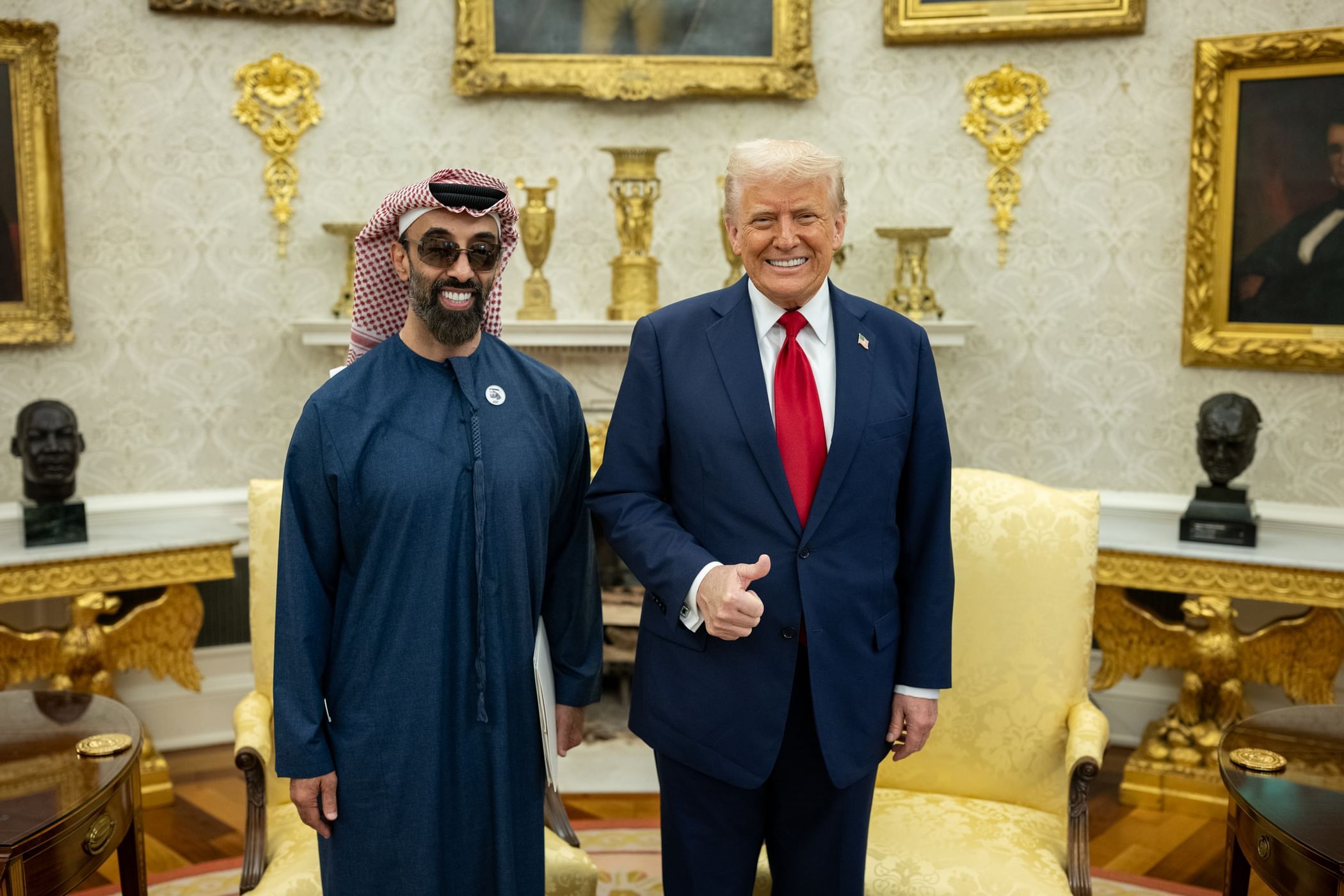 الامارات | طحنون بن زايد يختتم زيارته الرسمية لواشنطن