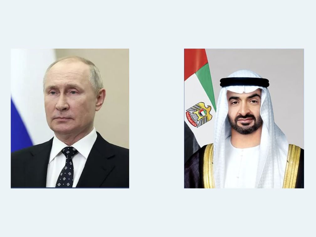 الامارات | رئيس الدولة يتلقى اتصالاً هاتفياً من الرئيس الروسي