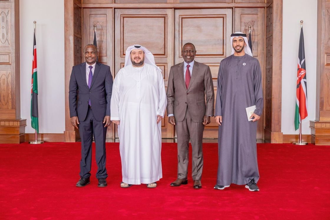 الامارات | شخبوط بن نهيان ومحمد السويدي يبحثان مع رئيس كينيا سبل تعزيز التعاون المشترك