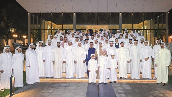 نهيان بن مبارك يزور مجلس عائلة «سعيد بن أحمد لوتاه» في دبي