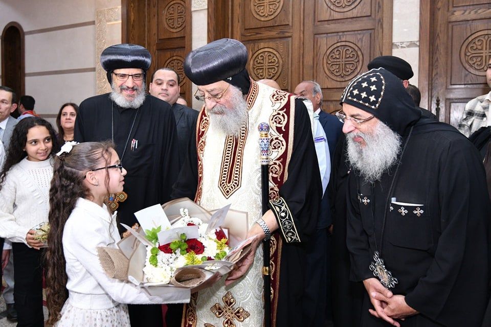 البابا تواضروس الثانى يحتفل باليوبيل الذهبى لرحيل القمص ميخائيل إبراهيم