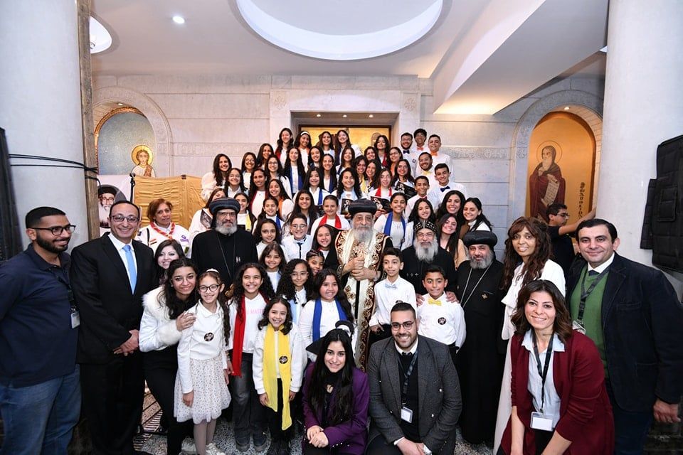 البابا تواضروس الثانى يحتفل باليوبيل الذهبى لرحيل القمص ميخائيل إبراهيم