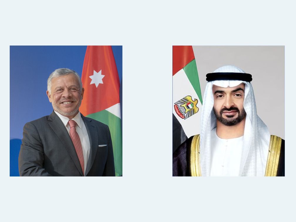 الامارات | رئيس الدولة في مقدمة مستقبليه.. ملك الأردن يصل الإمارات في زيارة أخوية