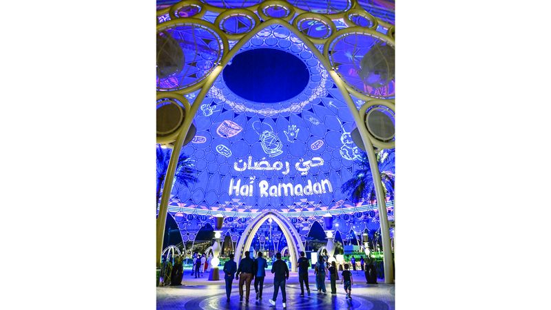 الامارات | رمضان يزيّن قبة الوصل