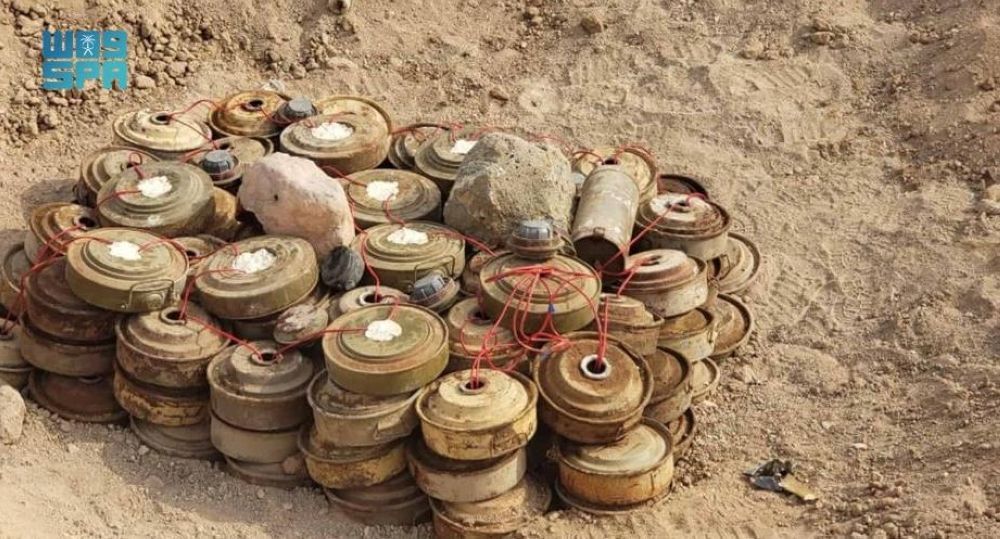 خلال أسبوع.. انتزاع 551 لغمًا عبر مشروع "مسام" في اليمن