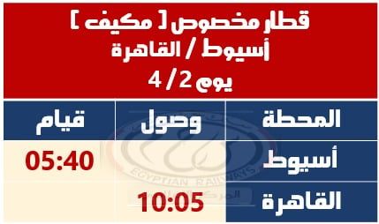السكة الحديد تشغل قطارات مخصوصة خلال بعض أيام إجازة عيد الفطر