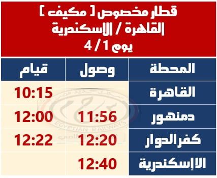 السكة الحديد تشغل قطارات مخصوصة خلال بعض أيام إجازة عيد الفطر