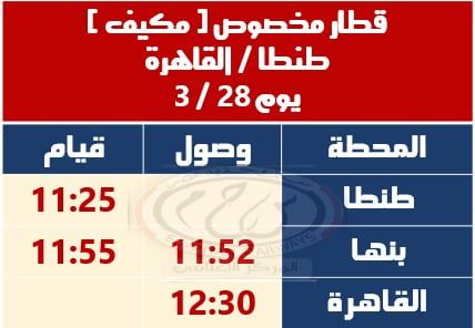 السكة الحديد تشغل قطارات مخصوصة خلال بعض أيام إجازة عيد الفطر