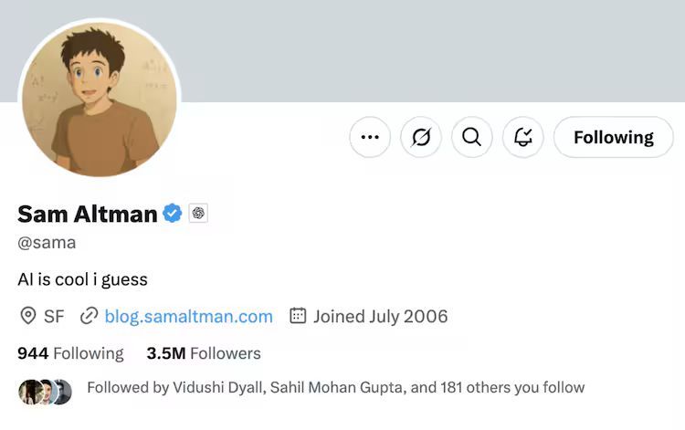 تكنولوجيا: صور بأسلوب جيبلى تغزو منصة X باستخدام ميزة توليد الصور الجديدة فى ChatGPT