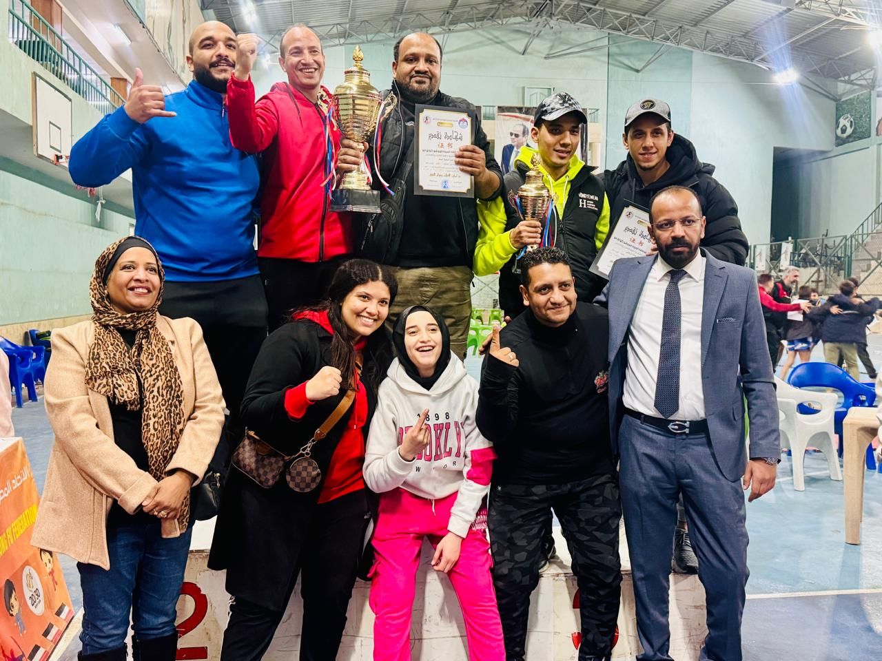 مركز تنمية شبابية الصفا بالهرم يحصد 10 ذهبيات ببطولة الجيزة للووشو كونغ فو