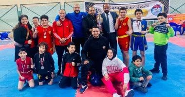 مركز تنمية شبابية الصفا بالهرم يحصد 10 ذهبيات ببطولة الجيزة للووشو كونغ فو