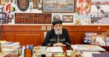 البابا تواضروس يهنئ رئيسي مجلسي النواب والشيوخ بعيد الفطر