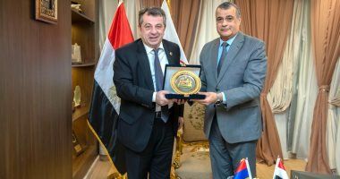 وزير الإنتاج الحربي يستقبل السفير الأرمينى لبحث أوجه التعاون المشترك