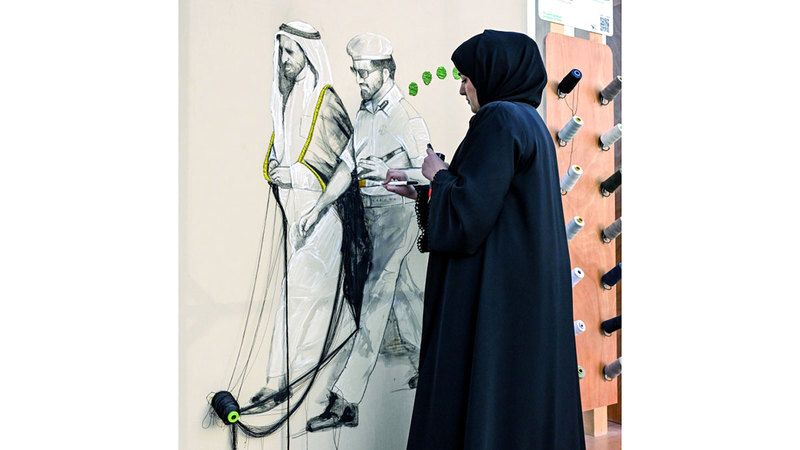 الامارات | «خيوط العزم» في معرض شرطة دبي.. العلاقة بين الأمن والفن