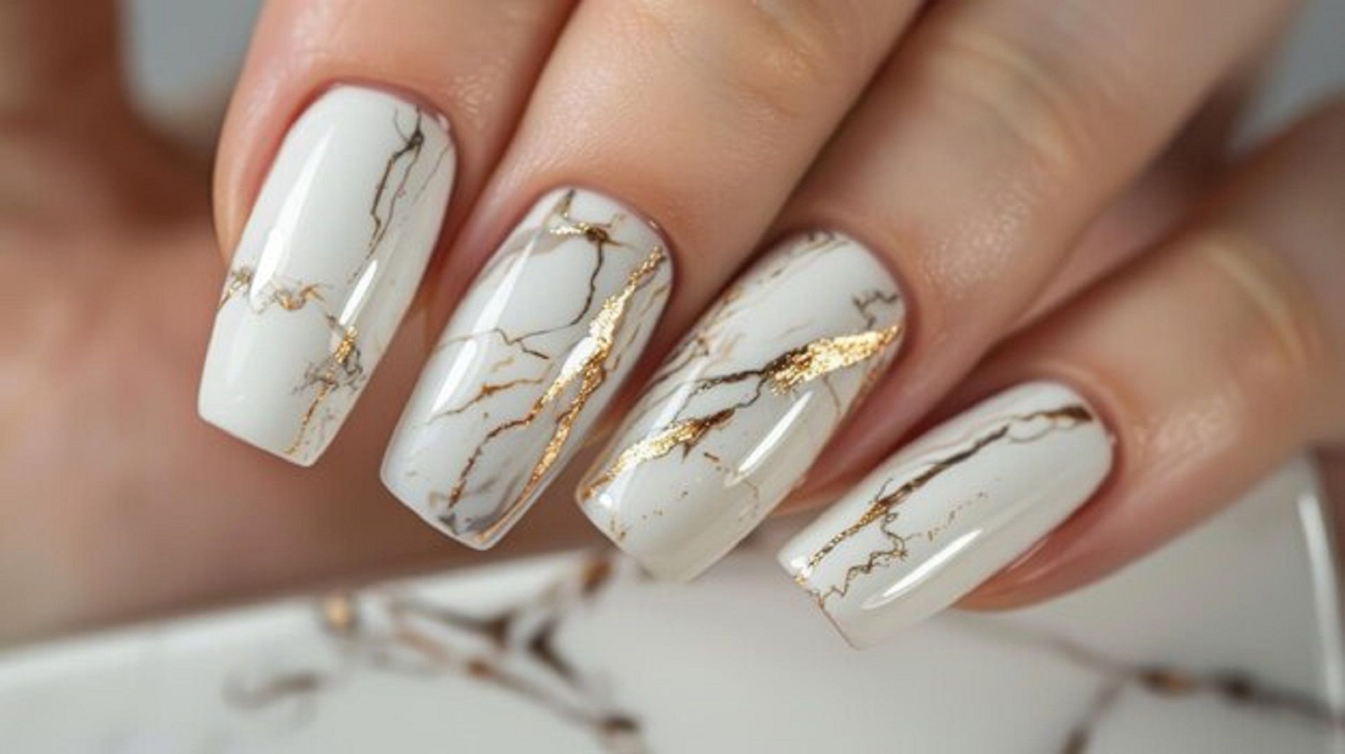 ألوان مناكير مستوحاة من الطبيعة لإطلالة ناعمة في عيد الفطر 2025