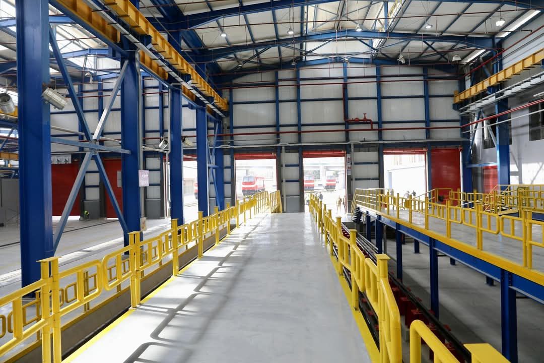 اعرف معلومات عن مشروعات بلدك.. ورشة صيانة جرارات GE الجديدة بأرض مهمشة