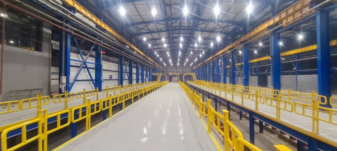 اعرف معلومات عن مشروعات بلدك.. ورشة صيانة جرارات GE الجديدة بأرض مهمشة