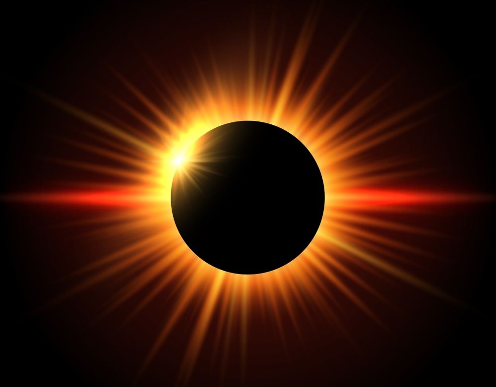 غير مُشاهد في المملكة.. كسوف جزئي يغطي 93% من قرص الشمس غدًا