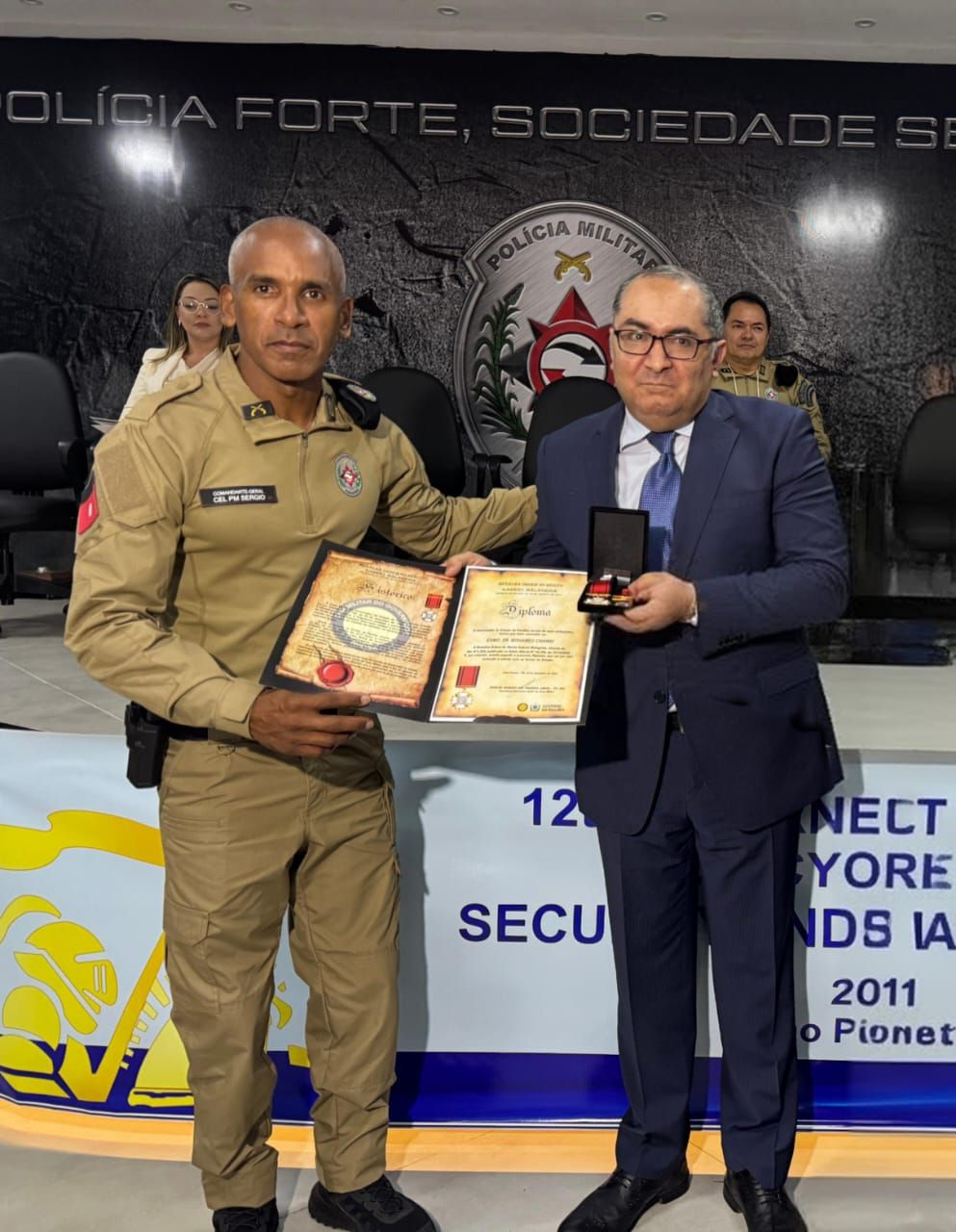 البرازيل تمنح نائب رئيس مجلس الدولة وسام الاستحقاق لإسهاماته فى الأمن السيبرانى