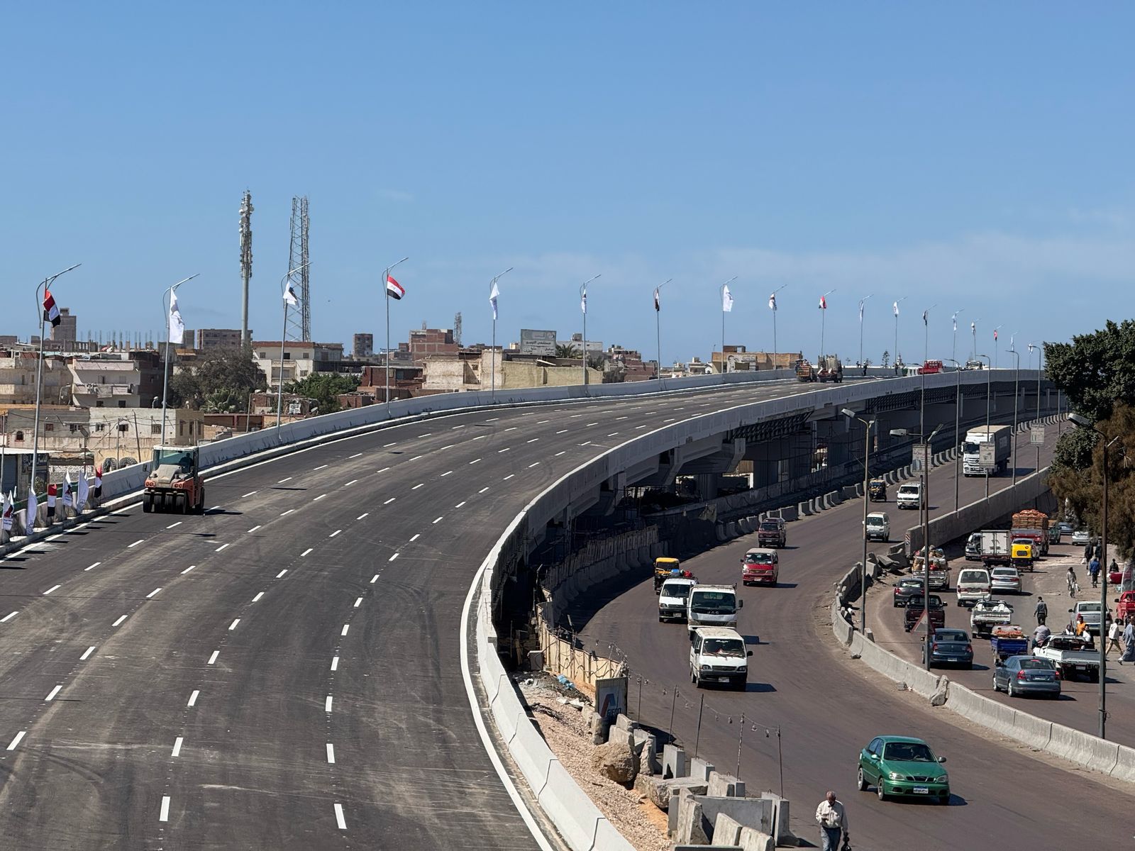 النقل تعلن افتتاح كوبرى العامرية بالإسكندرية جزئيا بعد تعديله وتوسعته.. صور