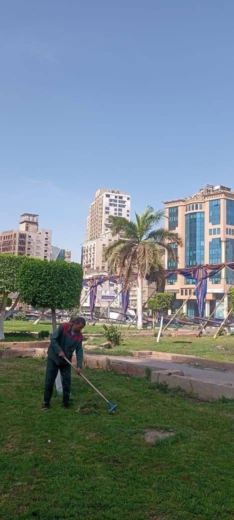 شوارع وميادين محافظة الجيزة تتجمل لاستقبال عيد الفطر المبارك.. صور