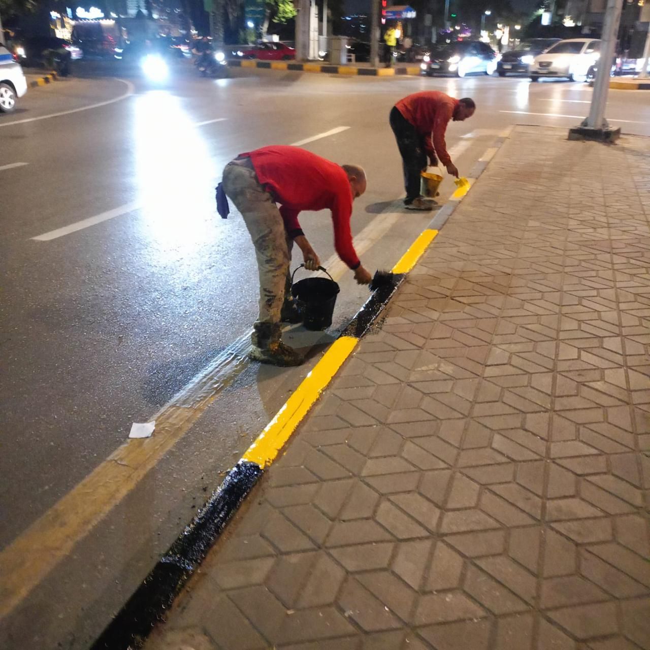 شوارع وميادين محافظة الجيزة تتجمل لاستقبال عيد الفطر المبارك.. صور