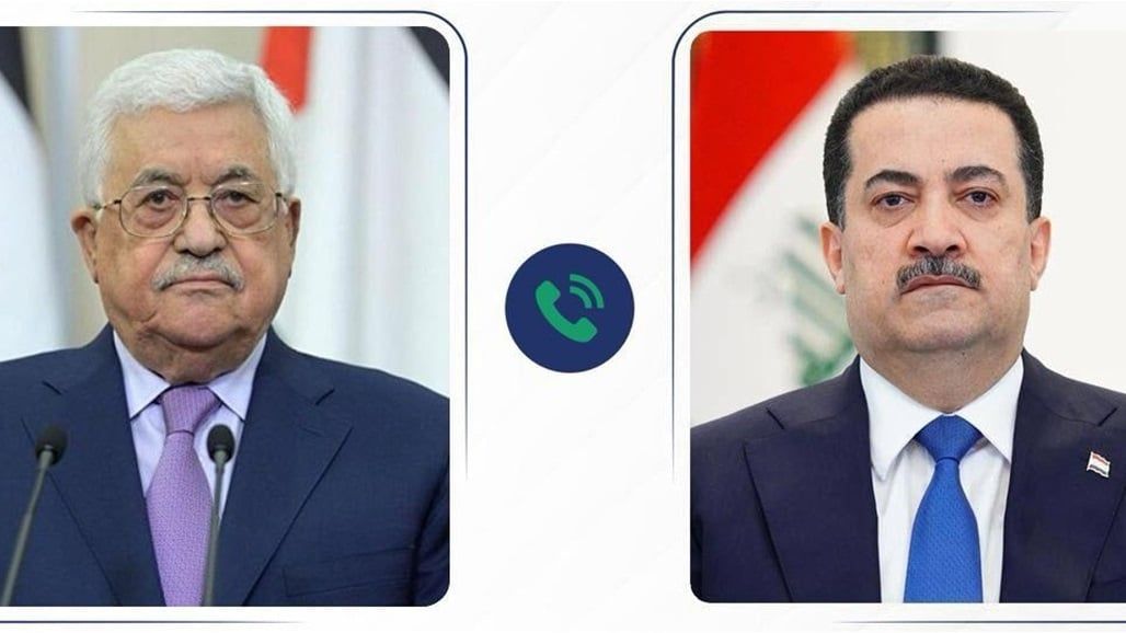 عباس يهاتف السوداني: نشكر العراق لدعمه القضية الفلسطينية