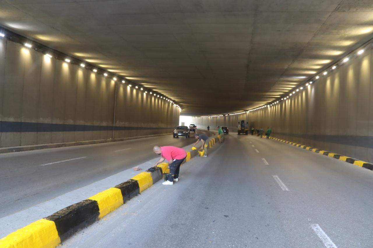 شوارع وميادين محافظة الجيزة تتجمل لاستقبال عيد الفطر المبارك.. صور