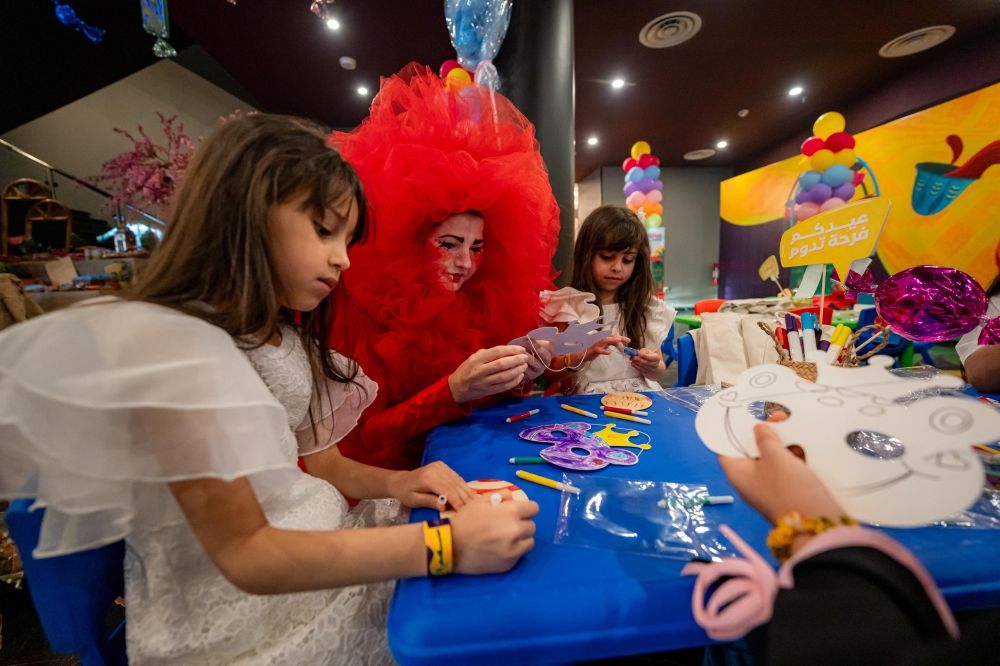 فعاليات العيد.. احتفال خاص للأيتام وأبناء الشهداء في بوليفارد سيتي