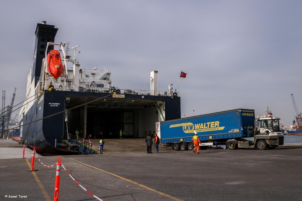 كل ما تريد معرفته عن خط الرورو بين مينائى دمياط وتريستا الإيطالي
