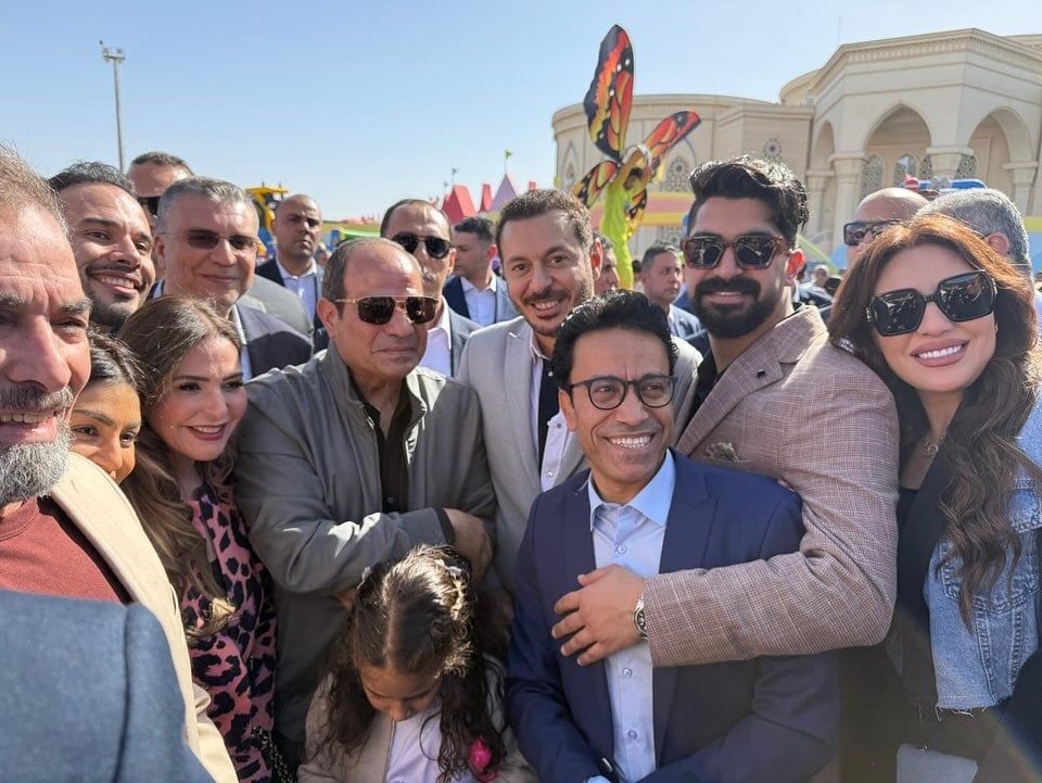 مصطفى شعبان: تشرفت بصلاة العيد مع الرئيس عبد الفتاح السيسي