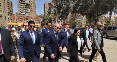 محافظ القاهرة يتفقد الحديقة الدولية وسط إقبال كبير فى أول أيام عيد الفطر