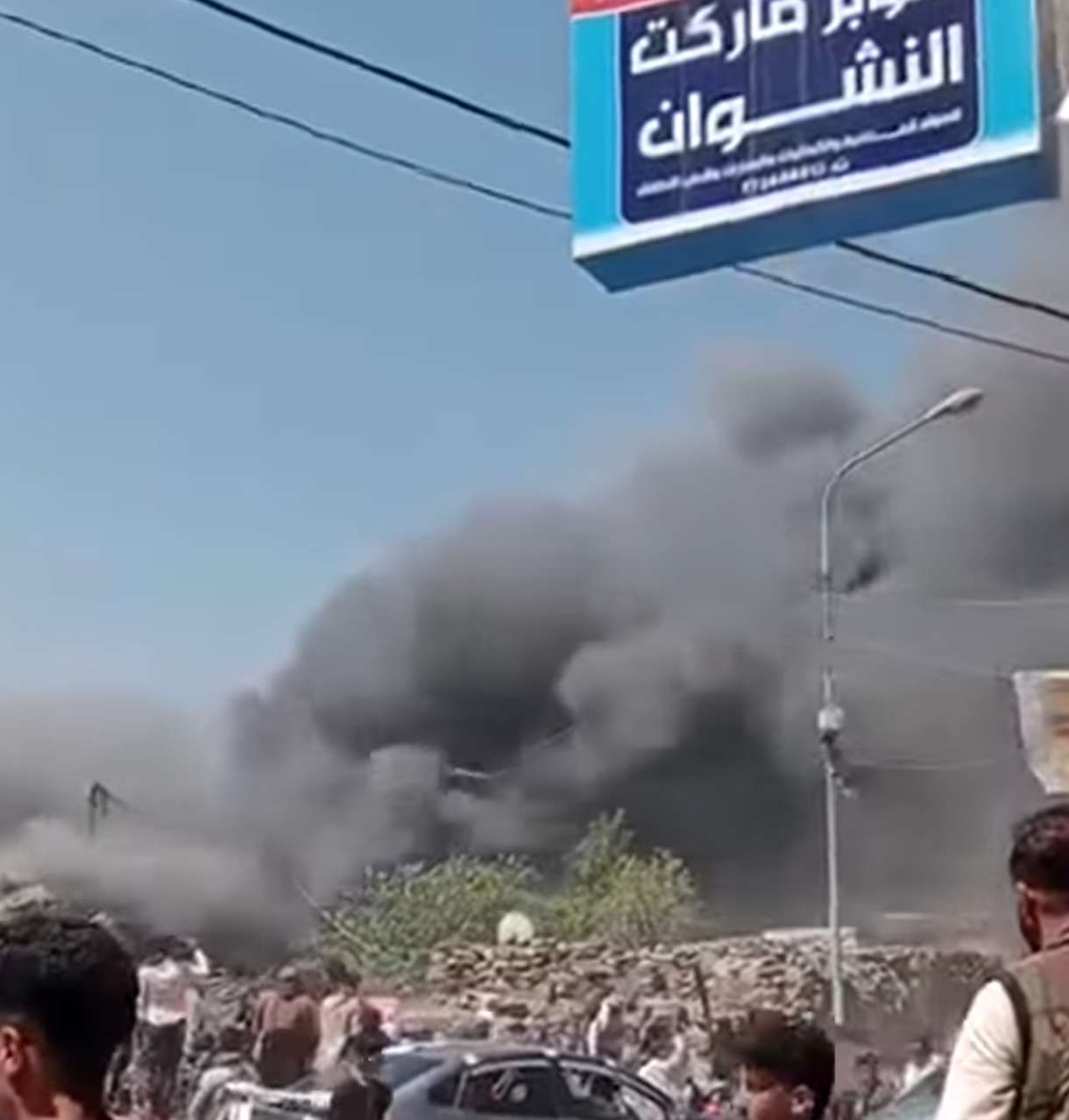 بالصور.. احتراق سوق بالكامل وخسائر بالملايين صباح اليوم